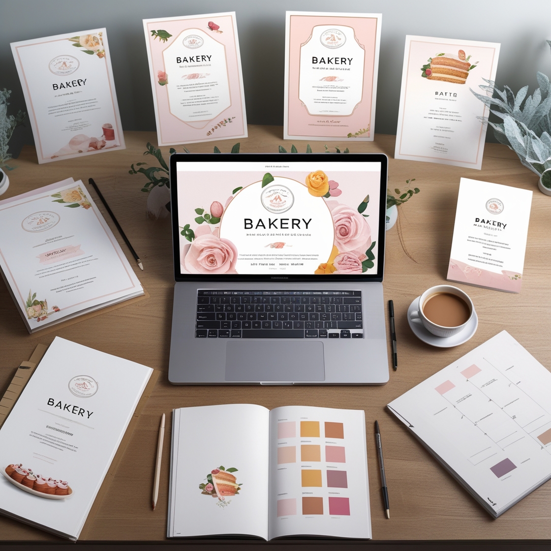 Bakery Logo & Menu Design Kit - Image 4