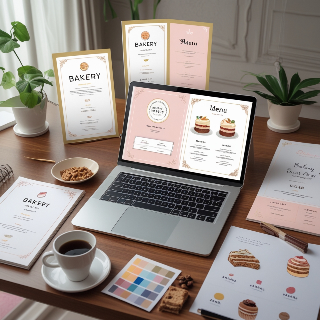 Bakery Logo & Menu Design Kit - Image 3