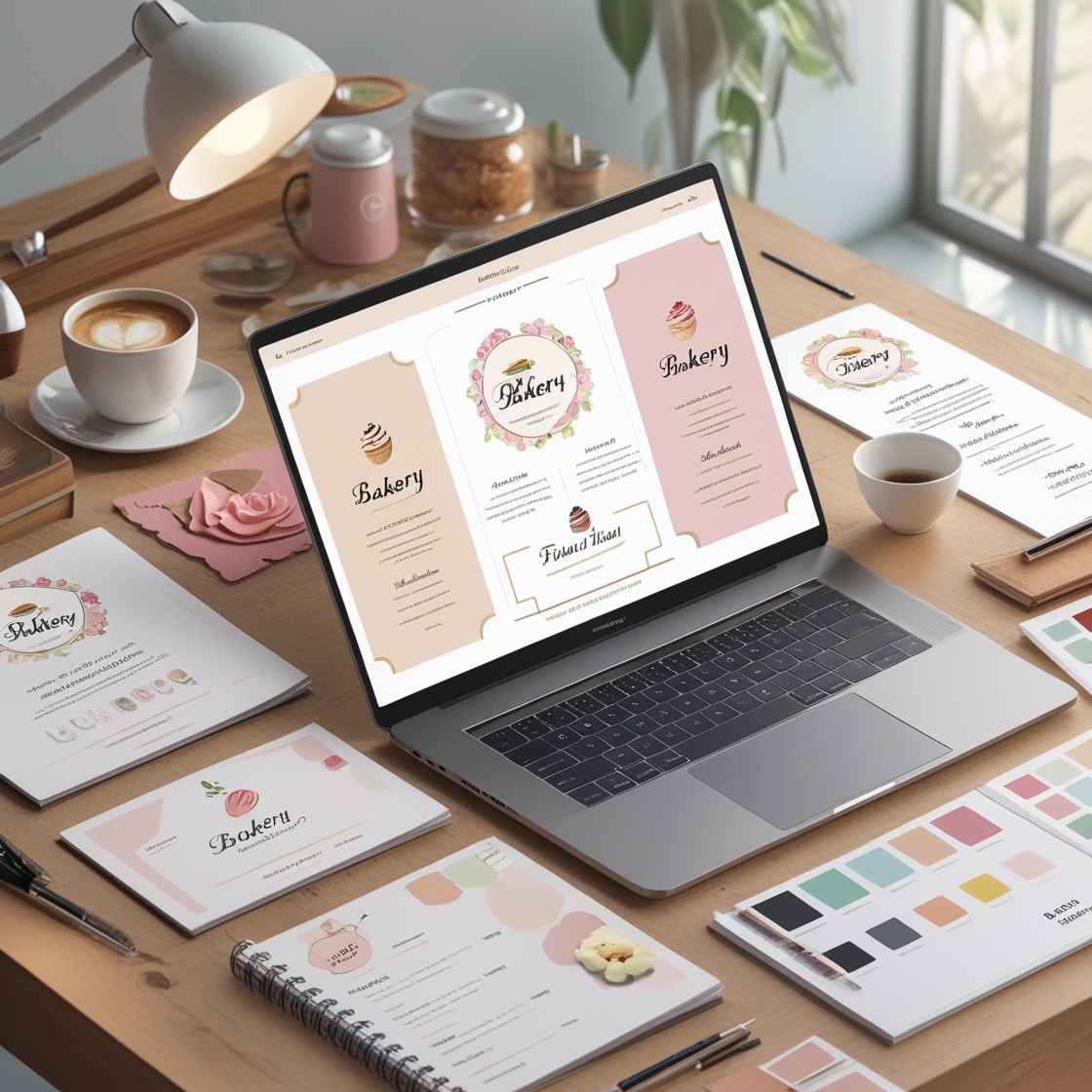 Bakery Logo & Menu Design Kit